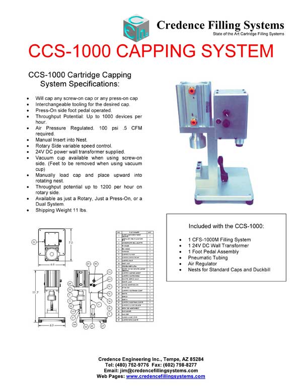 Spec Sheet CCS-1000